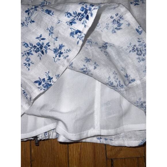 Reformation Eloise Linen Square Neck Tank Top Orlaya Medium A004686 - Picture 8 of 10